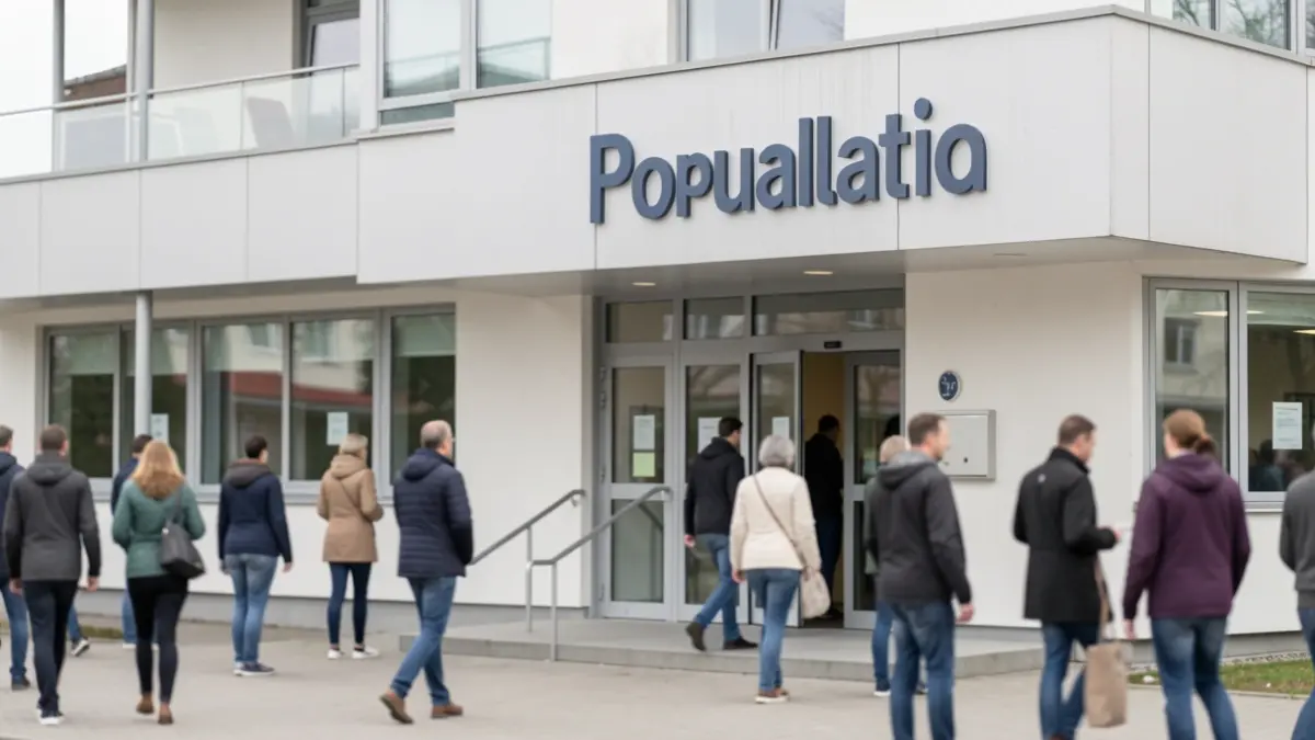 Charleroi population counters building.