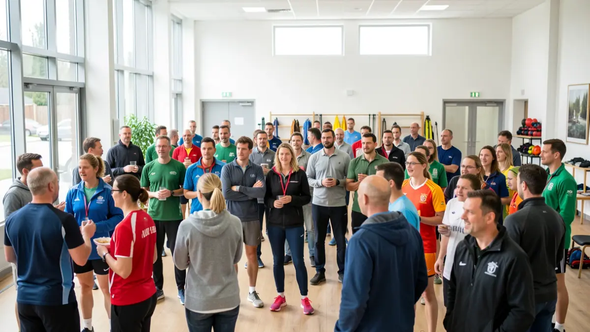 Image générique de la remise des Mérites Sportifs 2026 à Frasnes-lez-Anvaing, mettant en avant des sportifs, bénévoles et clubs locaux dans une ambiance festive.