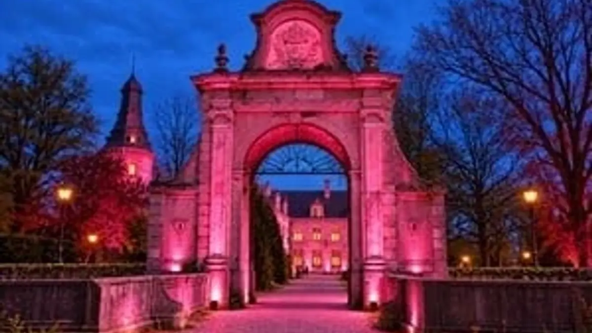 Fontaine-l'Évêque se pare de rose pour Octobre Rose